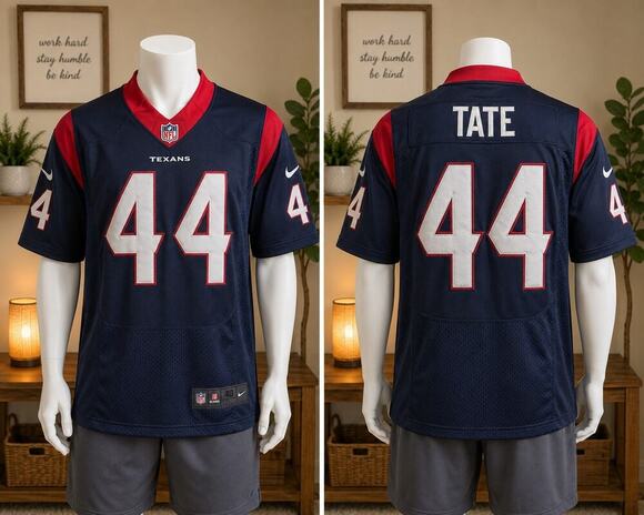 Nike Other - Nike Houston Texans Ben Tate #44 On Field Jersey Men's 40 Medium NFL Navy
